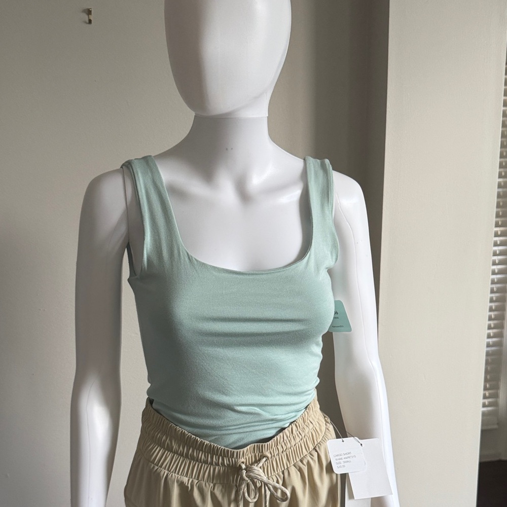 NWT Wasabi & Mint Sleek Mint Green Women's Tank Top
